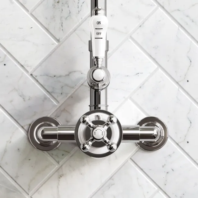 Nevis Traditional Thermostatic Shower Set