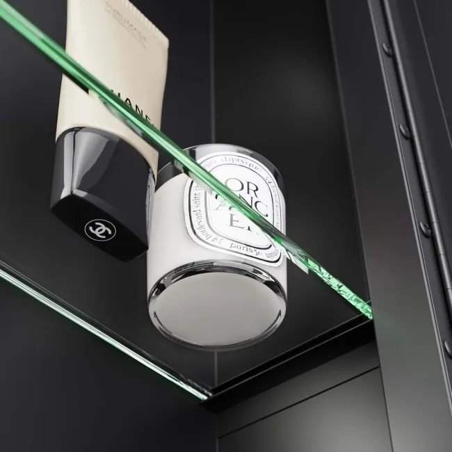 Mia Black Framed Illuminated LED Mirror Cabinet With BLUETOOTH Speaker & USB Port 710x1000mm