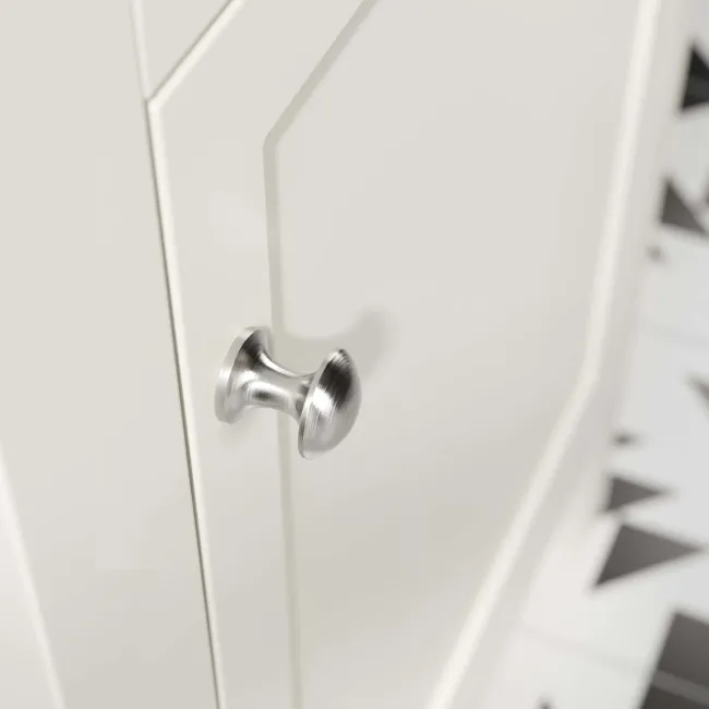 Bermuda Chalk White  Combination Vanity Basin and Hudson Toilet with Wooden Seat 1000mm