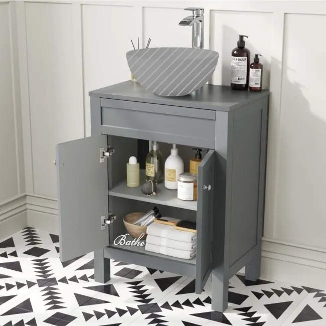 Bermuda Dove Grey Vanity 600mm