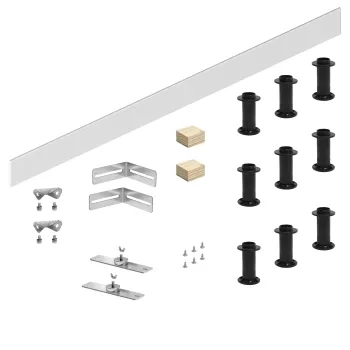 Cairo SMC Composite Leg Set and Plinths for 800mm & 900mm Square Trays