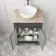 Lucia Graphite Grey Vanity with Oak Effect Top & Round Counter Top Basin 640mm