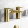 Soar Brushed Brass Bath Filler