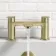 Lusk Brushed Brass Bath Filler