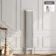 Athens White Double Column Vertical Traditional Radiator 1500x290mm