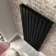 Faro Matt Black Double Flat Panel Vertical Radiator 1800x630mm