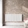 Faro White Double Flat Panel Horizontal Radiator 600x1400mm