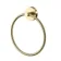 Sofia Brushed Brass Towel Ring