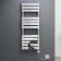 Santorini Electric Chrome Flat Panel Heated Towel Rail 1200x450mm