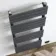 Santorini Electric Anthracite Flat Panel Heated Towel Rail 1600x450mm
