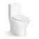 Orlando Rimless Fully Back to Wall Close Coupled Toilet With Soft Close Slim Seat