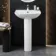 Atlanta Rimless Close Coupled Toilet & Pedestal Basin Set