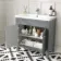 Bermuda Dove Grey Basin Vanity 800mm
