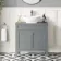 Bermuda Dove Grey Vanity With Oval Counter Top Basin 800mm