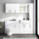 Harper Gloss White Combination Vanity Basin and Miami Toilet 1500mm
