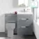Avon Stone Grey Basin Drawer Vanity and Back To Wall Toilet Unit 1100mm - Excludes Toilet