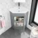 Trent Stone Grey Corner Basin Vanity 400mm