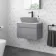 Trent Stone Grey Wall Hung Drawer with Marble Top 600mm - Excludes Counter Top Basin