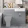 Harper Stone Grey Basin Vanity and Back To Wall Toilet Unit 1200mm - Right Handed