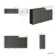 Monaco Graphite Grey Traditional Basin Vanity and Back To Wall Unit 1500mm (Excludes Pan & Cistern)