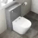 Avon & Trent Stone Grey Slimline Back To Wall Unit and Boston Toilet