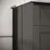 Lucia Graphite Grey Cabinet with Marble Top 840mm (Excludes Counter Top Basin) - Brass Knurled Handles