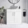 Mersey Gloss White Vanity 800mm - Excludes Counter Top Basin