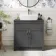 Milos Slate Grey Vanity with Troy Basin 800mm - Traditional Handles