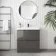 Corsica Tungsten Grey Basin Drawer Vanity 800mm