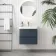 Corsica Inky Blue Wall Hung Basin Drawer Vanity 600mm