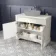 Lucia Chalk White Cabinet with Marble Top 1030mm - Excludes Counter Top Basin