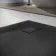 Berlin Quadrant Matt Black Slate Effect SMC Composite Shower Tray 800x800mm