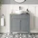 Bermuda Dove Grey Vanity With Round Counter Top Basin 800mm