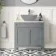 Bermuda Dove Grey Cabinet with Marble Top 800mm - Excludes Counter Top Basin