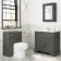 Lucia Graphite Grey Basin Vanity 830mm