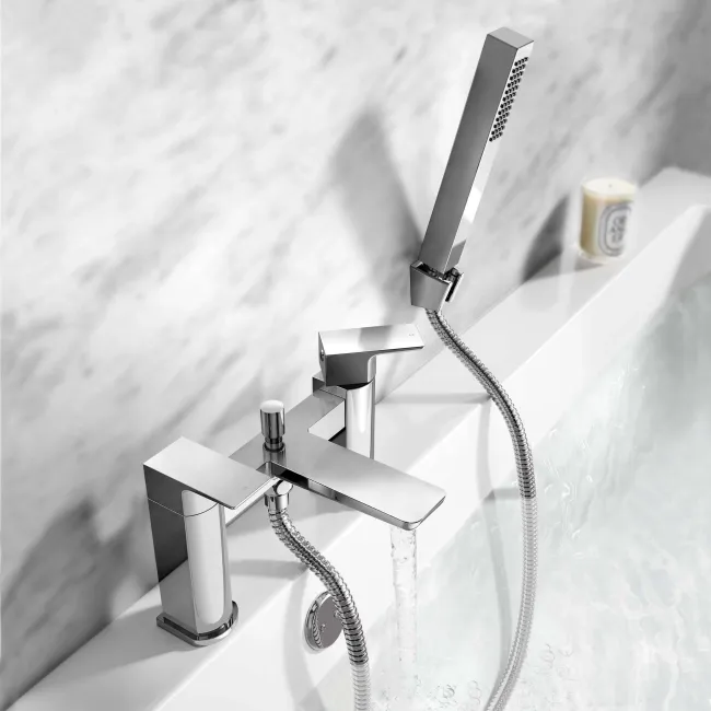 Ribble Chrome Bath Filler & Handheld Shower