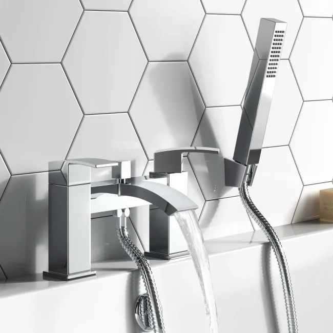 Brora Chrome Bath Filler & Handheld Shower