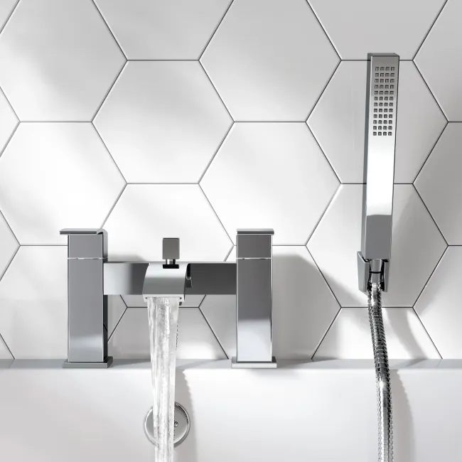 Brora Chrome Bath Filler & Handheld Shower