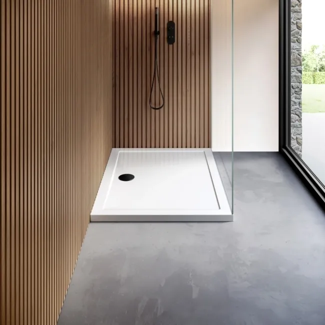 Cairo Rectangular SMC Composite Shower Tray 1200x800mm