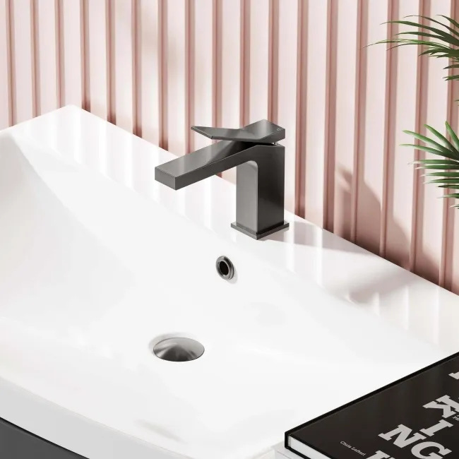 Gunmetal Grey Basin Overflow Ring