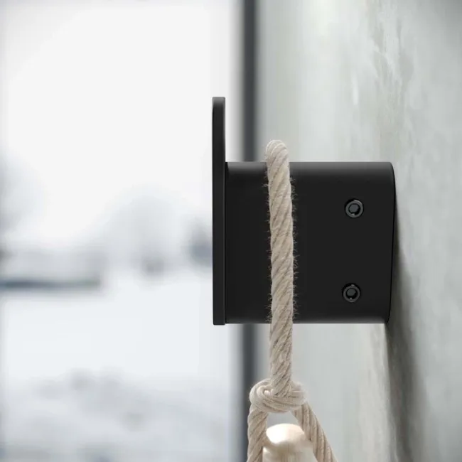 Matt Black Robe Hook