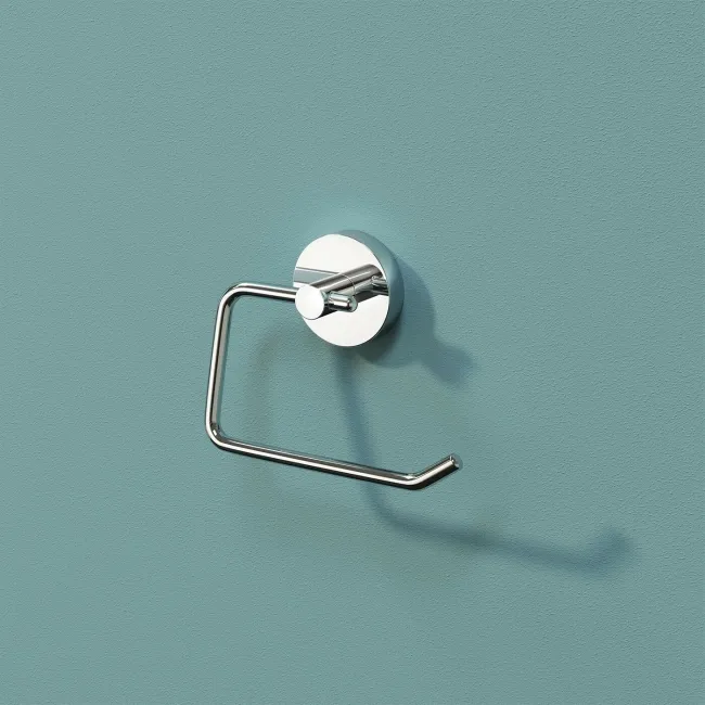 Sofia Chrome Toilet Roll Holder & Towel Ring