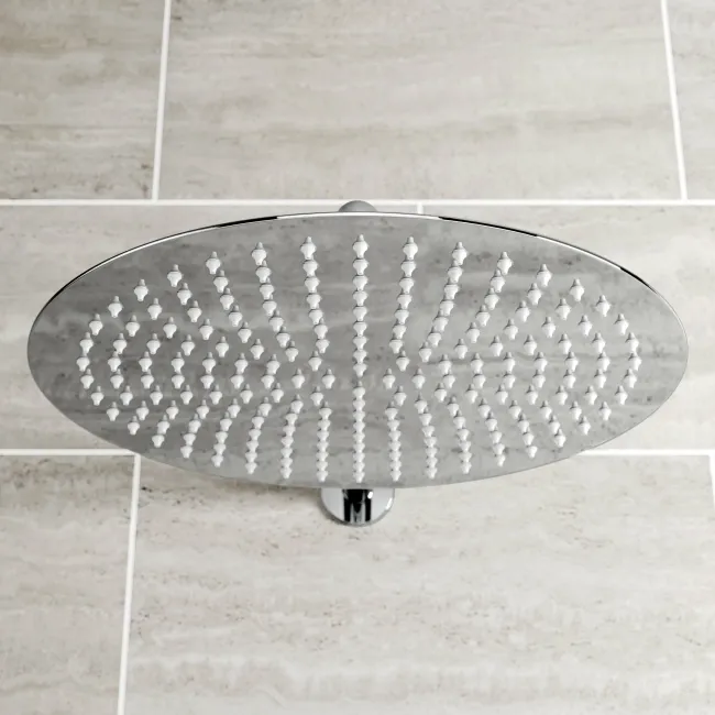 Ballina Premium Chrome Round Thermostatic Shower Set - 300mm Head