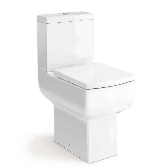 Portland Comfort Height Close Coupled Toilet With Soft Close Seat