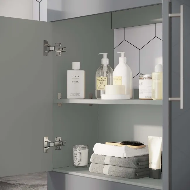 Avon Stone Grey Cabinet 600mm - Excludes Counter Top Basin