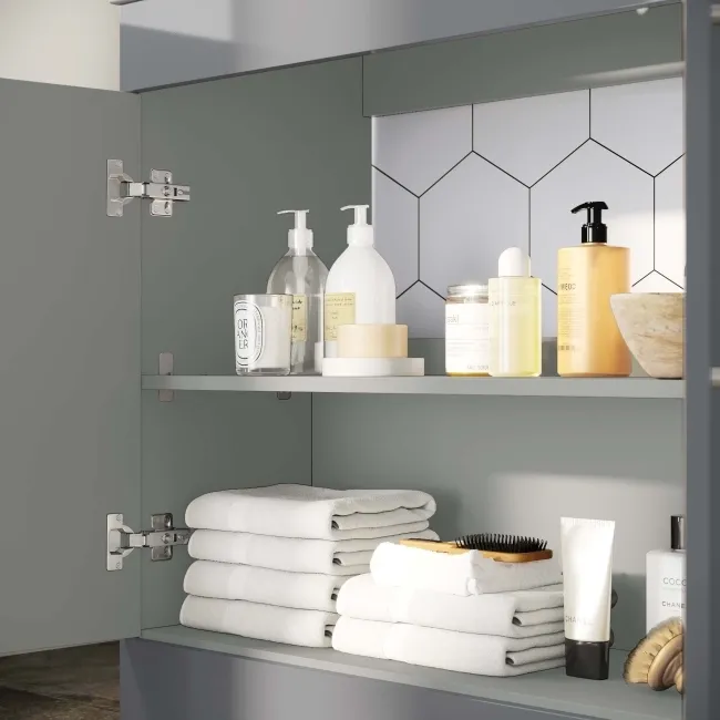 Avon Stone Grey Cabinet with Marble Top 800mm - Excludes Counter Top Basin