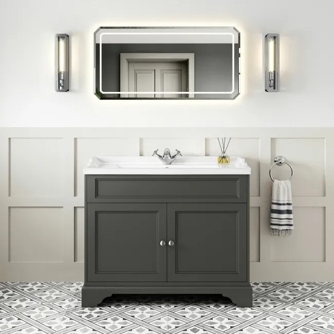 Lucia Graphite Grey Basin Vanity 1030mm