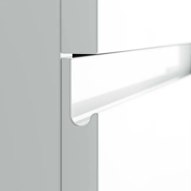 Trent Gloss White Cloakroom Floor Standing Basin Vanity 400mm and Toilet Set