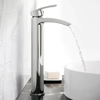 Spey Chrome High Rise Basin Mixer Tap
