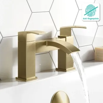 Brora Brushed Brass Bath Filler